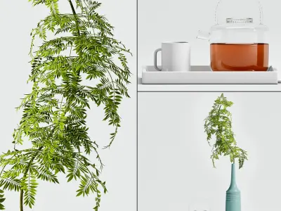 Decorative set-08 3D model