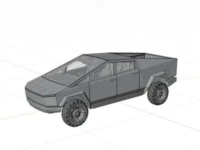 Tesla CyberTruck HighPoly 3D model