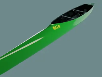 Sprint canoe - Nelo C2 CINCO 3D model