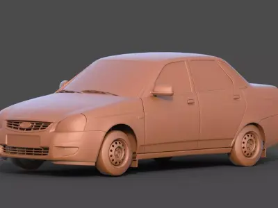 Vaz 2170 3D print model
