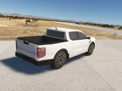 Generic Pickup Truck Low-poly 3D model