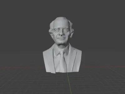 Linus Pauling 3D print model