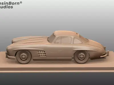Mercedes-Benz 300 SL Gullwing Coupe W198 3D print model