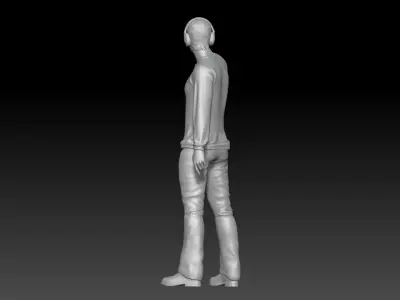Shooting Range boy 2 3D print model