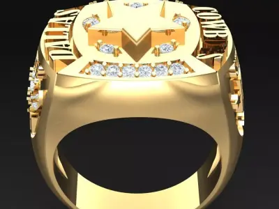 Luxury Men Rings Designs 6MR087 3D print model