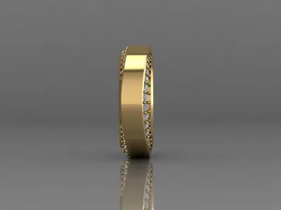 AM005 eternity ring  3D print model