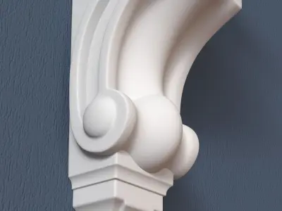 Decorative Corbel 3D model 6