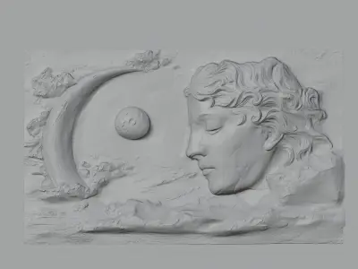 Dreams of the Cosmos 3d art sculpture  3D print model
