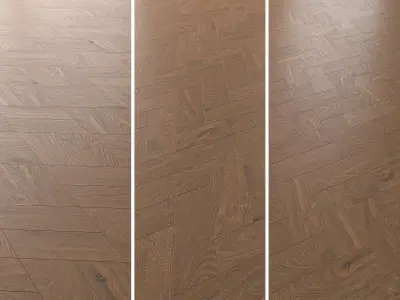 Parquet Oak Vincinyatta Brushed set 5 3D model