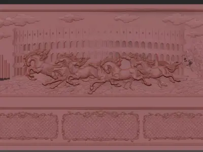 colosseum Classic Relief 3D model