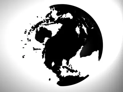 Bundle of 23 Globe Shell 3d Model based on Earth 3D Model Collection