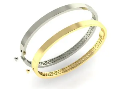 Bracelet LOVE  two options  3D print model