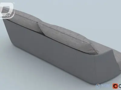 Pura Vida Sofa 3D model