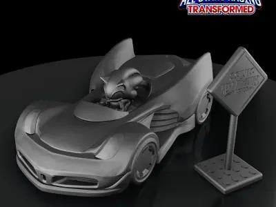 SONIC - SONIC and ALL-STARS RACING TRANSFORMED 3D print model