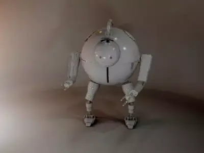 Round Robot Free 3D print model