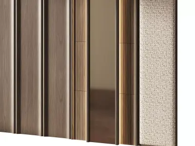 Decorative V81 Wall Panels 3D model