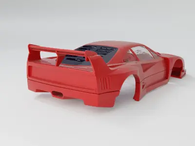 RC Car Body Ferrari F40 3D print model