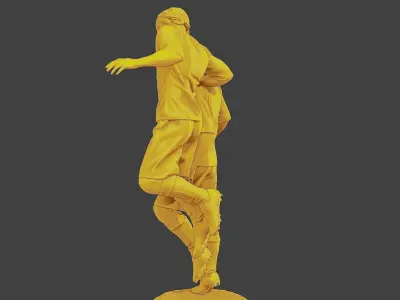 Soccer Player SP 031 032 3D print model