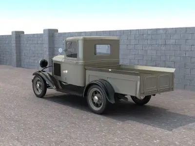 Classic Pickup 3D model purchase