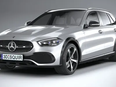 Mercedes-Benz C-Class All Terrain 2022 3D model