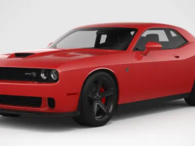 Dodge Challenger SRT Hellcat 2018 3D model