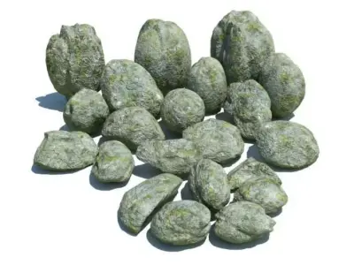 Large Green Stones 3D model