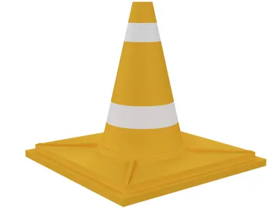 Traffic Cone 3D model