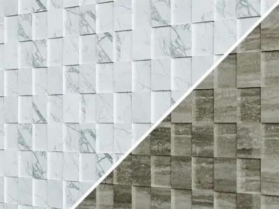 Tiles ATLAS CONCORDE MARVEL PRO Mosaico 3D 3D model