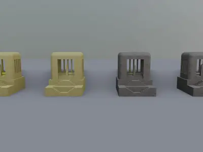 Miniature 3D Printing Structure Type-7 3D model