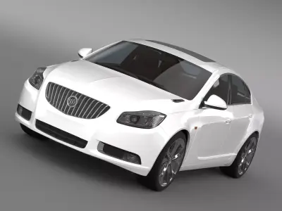 Buick Regal 2011-2013 3D model
