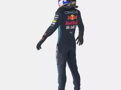 F1 Red Bull Suit 2024 3D model