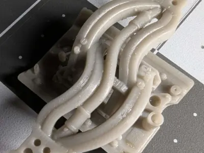 AMC Intake manifold adaptor for long ram 3D print model