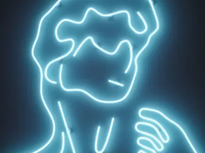 Neon decor 2 3D model