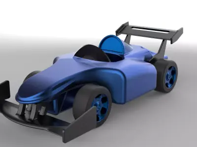 Racing car f1 3D print model