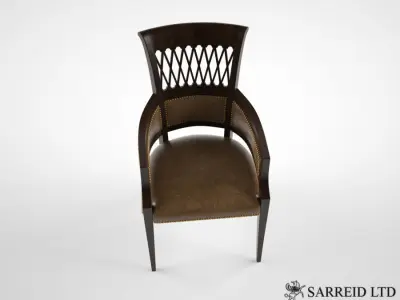Sarreid Exeter dining chair 3D model