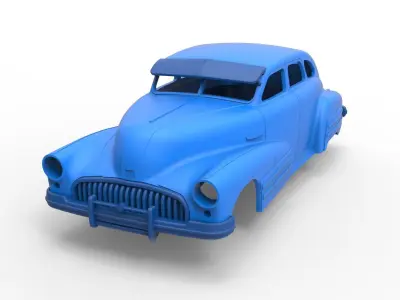 Shell Buick Special Sedan 1947 Scale 1 to 24 3D print model