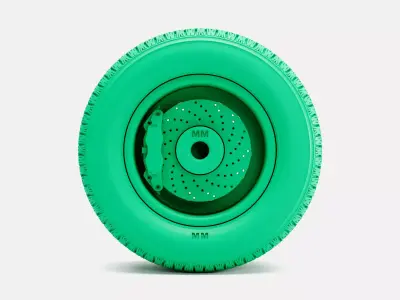 15x10 Magnum 500 Wheel BFGoodrich Radial TA Tire 3D print model