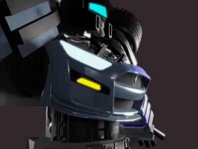 Jazz Transformer Free 3D model