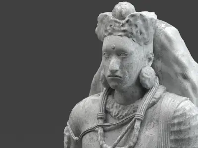 Statue ancient 1 3D model