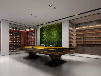 Billiard Room 3D model