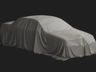 Ordinary Car Cover 02 3D model