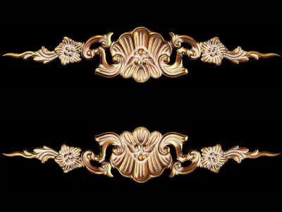 Classic carved 036 3D model