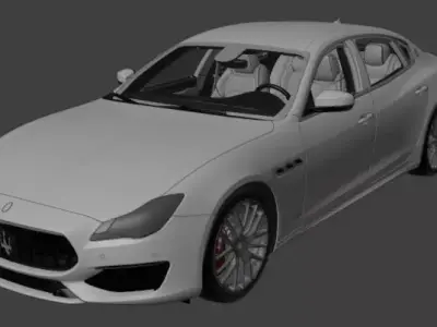 Maserati Quattroporte GTS 3D model
