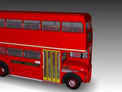 AEC Front Entranced Routemaster 3D model