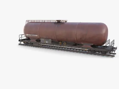 CFR Tanker Rail Car v1 3D model