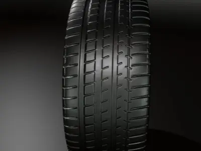 Wheel Audi R8 and Tire Michelin Pilot Super Sport 3D model