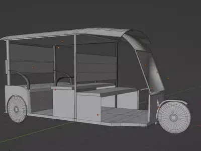 Auto 3D model Free low-poly 3D model