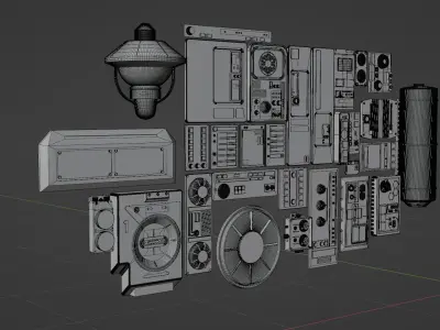 Star Wars Panels Pack 06 3D model