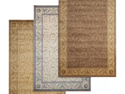 Rug Set 1092 3D model