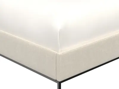 Dovetail Furniture DOV17132Q Morelos Bed 3D model